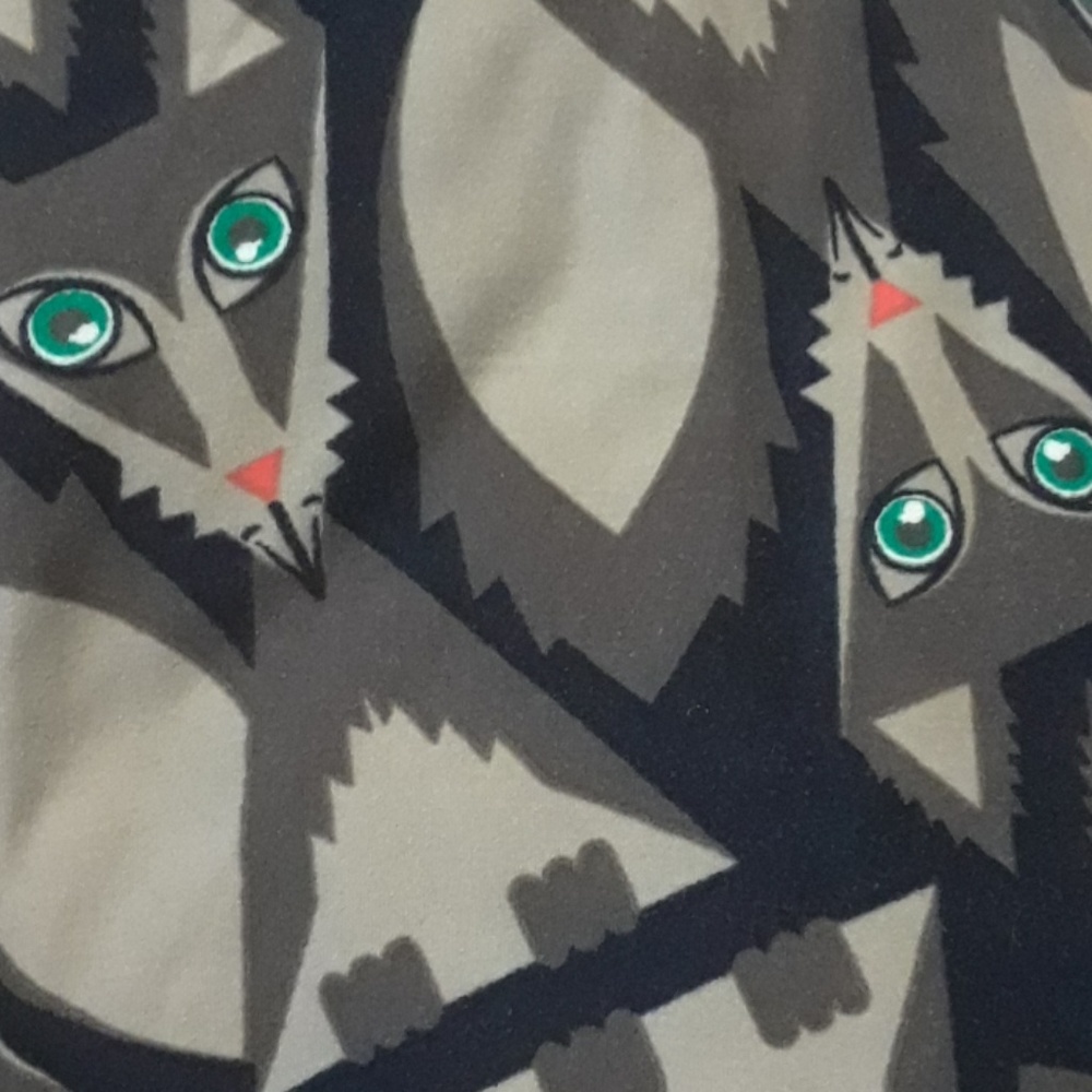 Lularoe Geometric Fox Unicorn TC Leggings